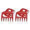 1947Kitchen Professional Meat Chicken Pulling And Shredding Claws, Red, 2PK TI-2MSGC-RED-2PK - alternate 1